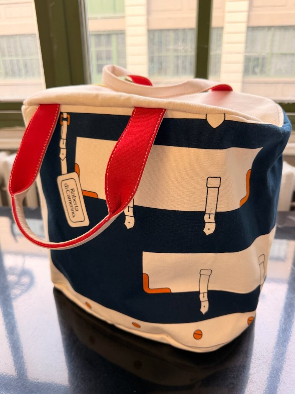 Vintage Roberta Di Camerino Trompe L'oeil Summer Yacht Bag